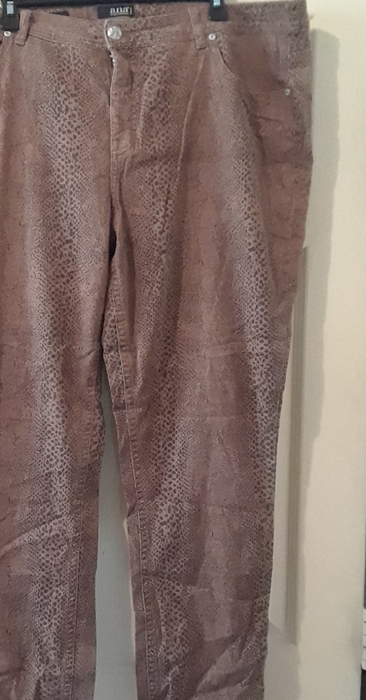 a.n.a snake print skinny (20W)
